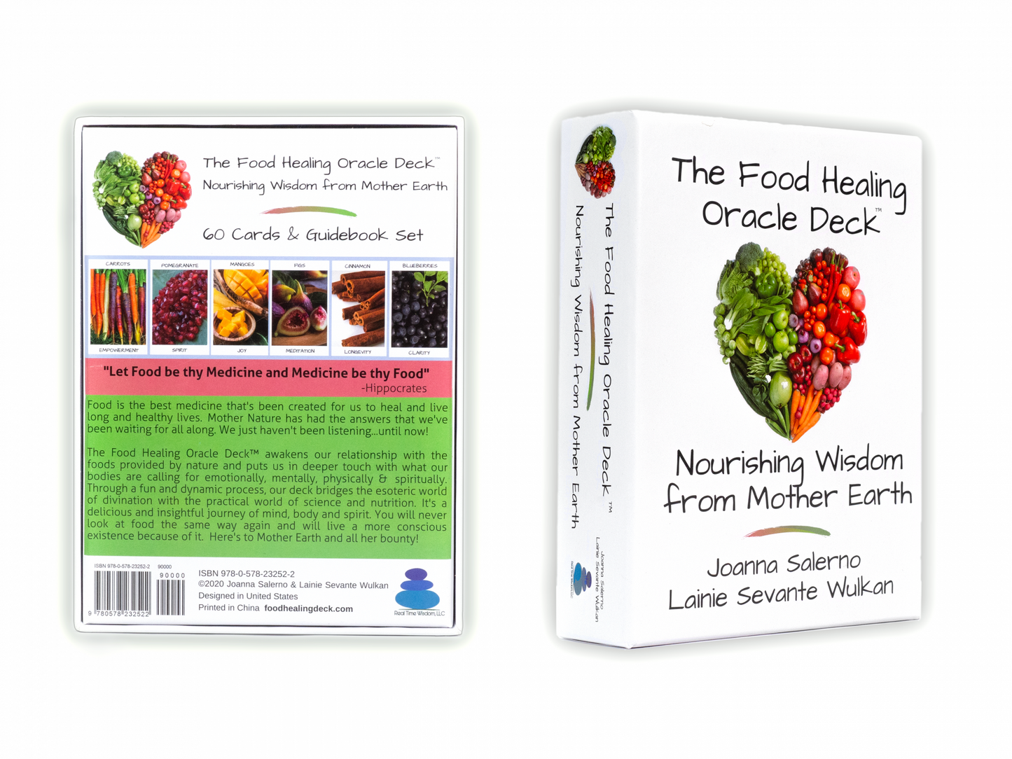 The Food Healing Oracle Deck ™ with Book by Lainie Sevante Wulkan and Joanna Salerno