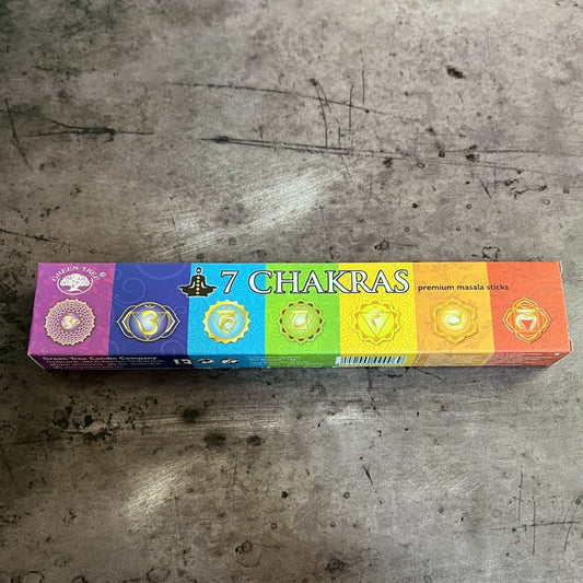 7 Chakras Stick Incense - The Mystical Moon Online Store