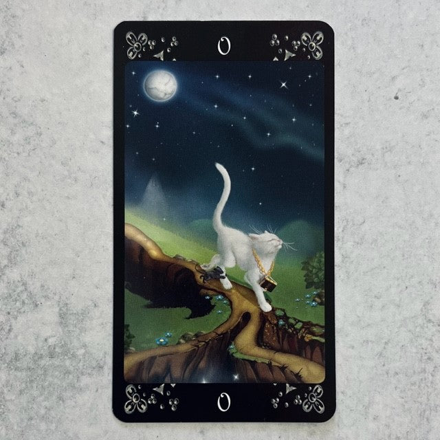 Black Cats Tarot Deck by  by Maria Kuara and Lo Scarabeo
