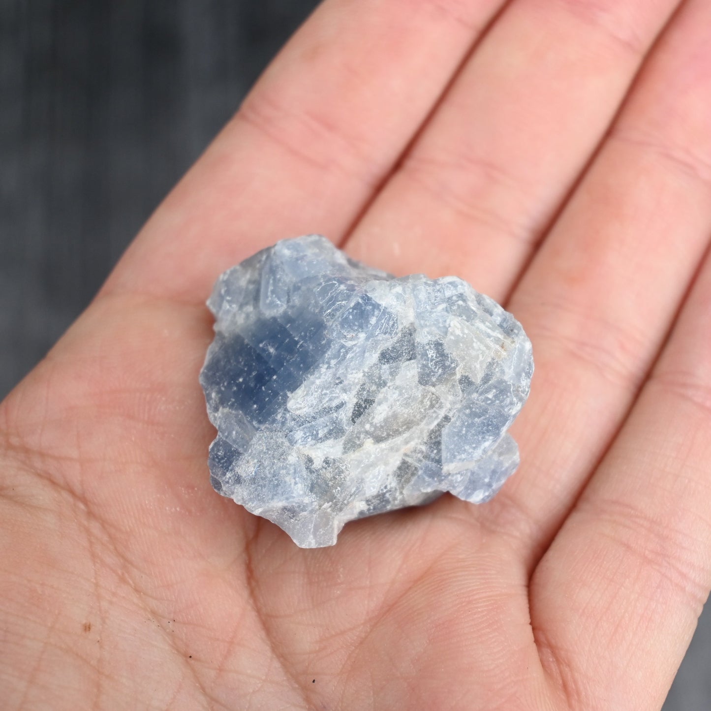 Blue Calcite Raw Crystal