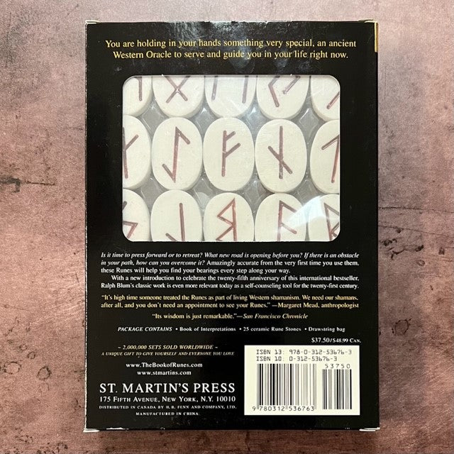 The Book of Runes, 25th Anniversary Edition: The Bestselling Book of Divination, complete with set of Runes Stones