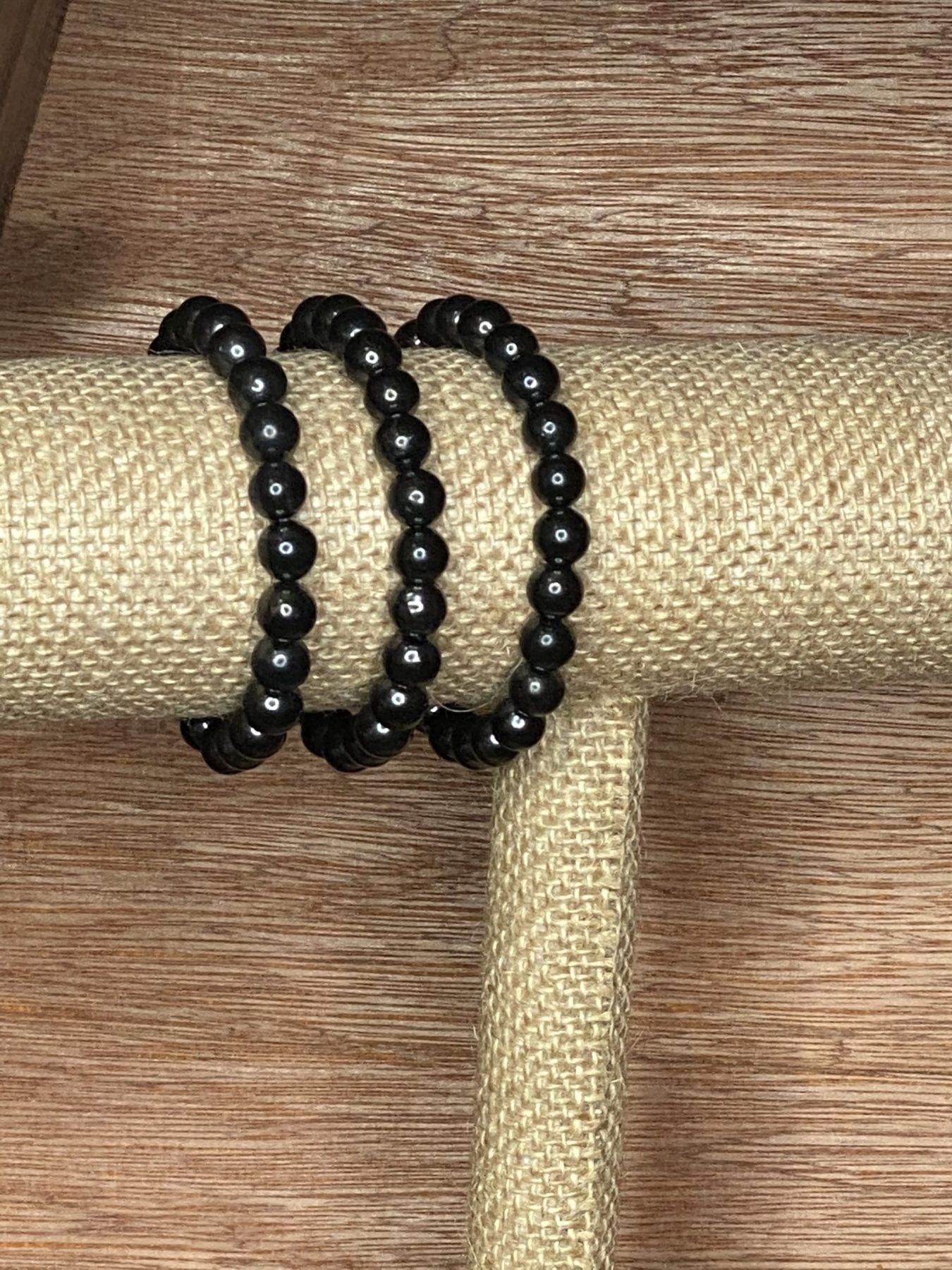 Shungite Beaded Bracelet 8mm