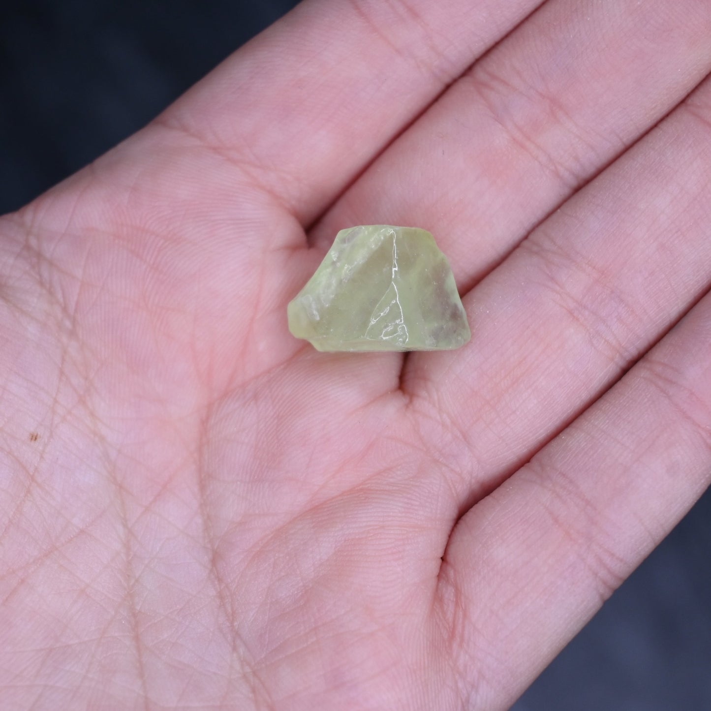 Green Calcite Tumbled