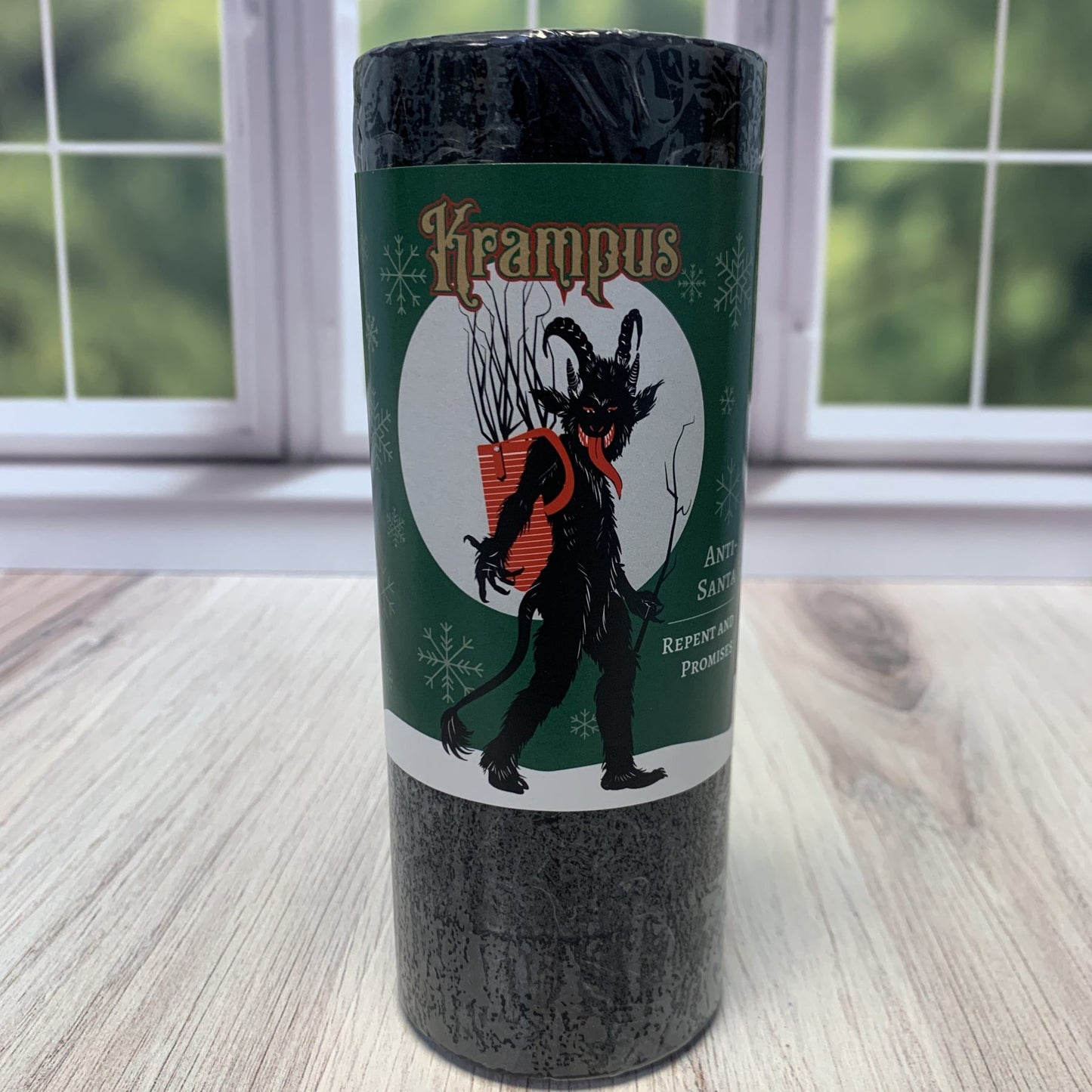 Krampus Candle Pillar- Christmas Candle