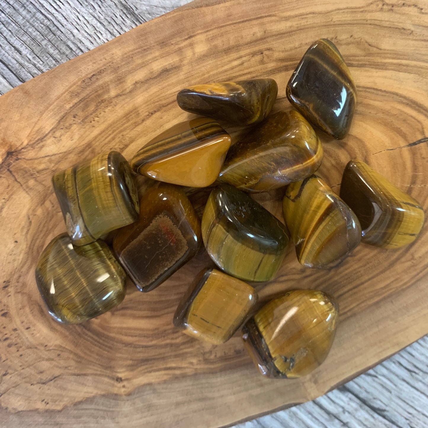 Tiger's Eye Tumbled Crystal