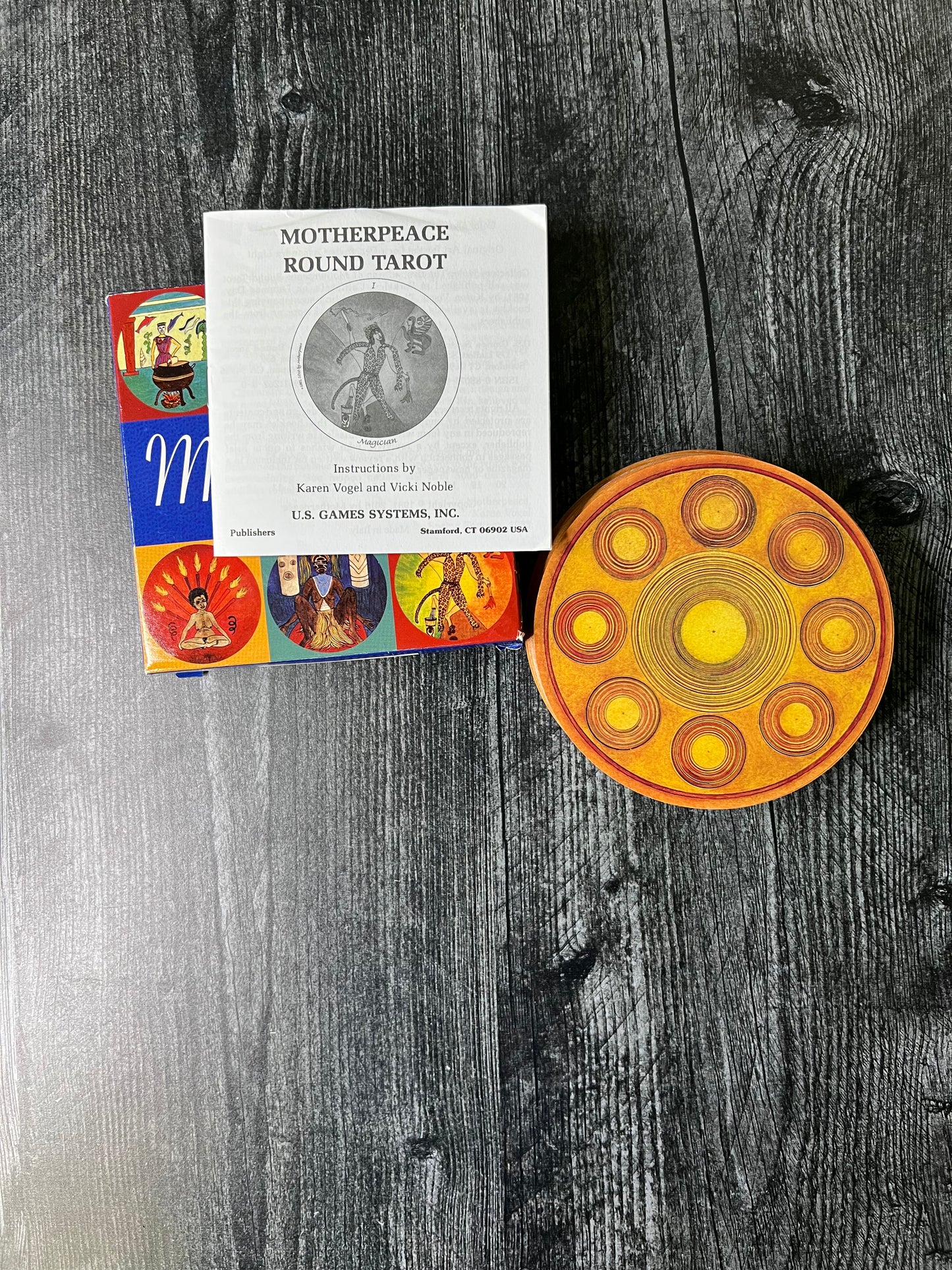 Motherpeace Round Tarot Deck by Karen Vogel and Vicki Noble