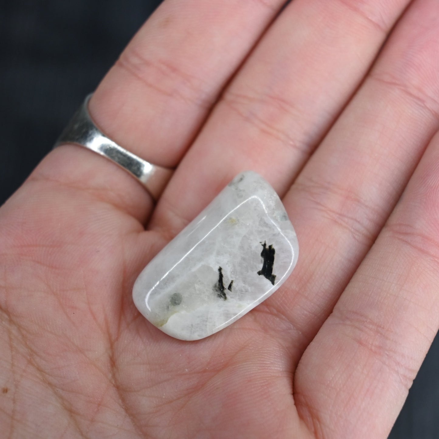 Rainbow Moonstone Tumbled Crystal