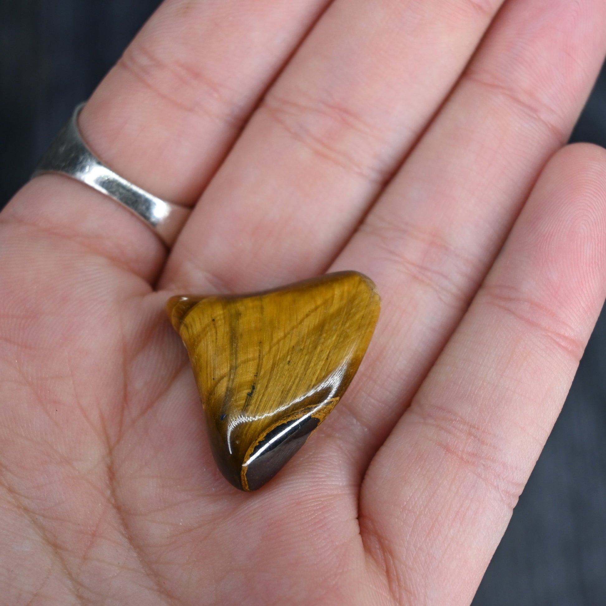 Tiger's Eye Tumbled Crystal