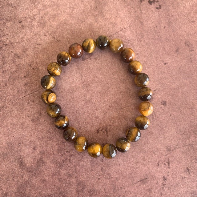 Tiger's Eye Beaded Bracelet 8mm