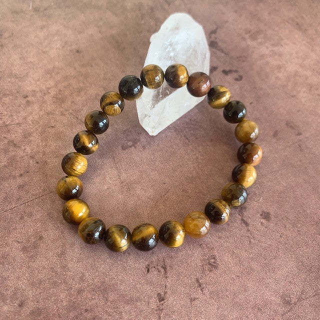 Tiger's Eye Beaded Bracelet 8mm