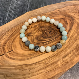 Amazonite Beaded Bracelet 8mm - The Mystical Moon Online Store