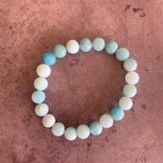 Amazonite Beaded Bracelet 8mm - The Mystical Moon Online Store