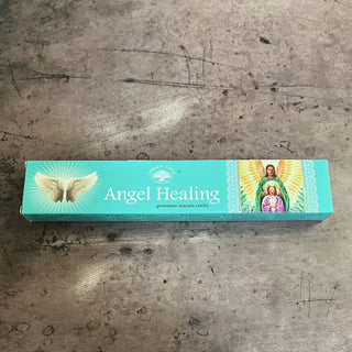 Angel Healing Stick Incense 15 gr Green Tree - The Mystical Moon Online Store
