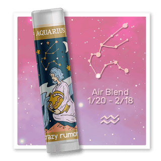 Aquarius ~ Zodiac Lip Balm by Crazy Rumors - The Mystical Moon Online Store