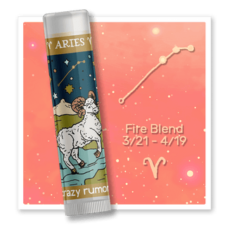 Aries ~ Zodiac Lip Balm by Crazy Rumors - The Mystical Moon Online Store