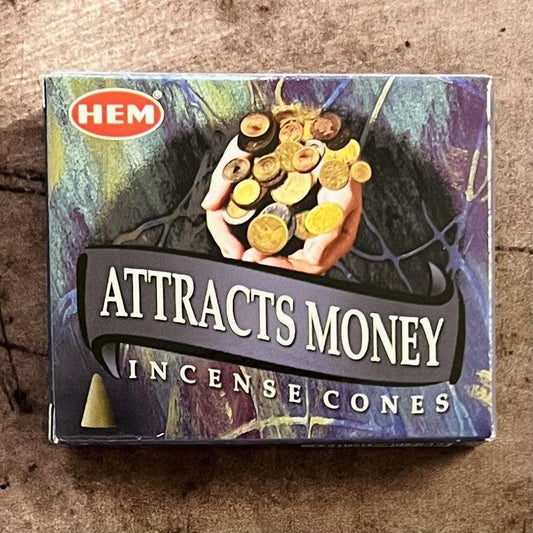 Attracts Money Cone Incense - The Mystical Moon Online Store