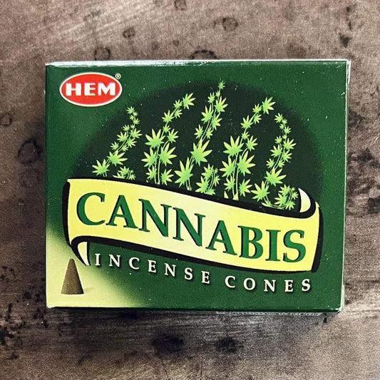 Cannabis Hem Incense Cones - The Mystical Moon Online Store