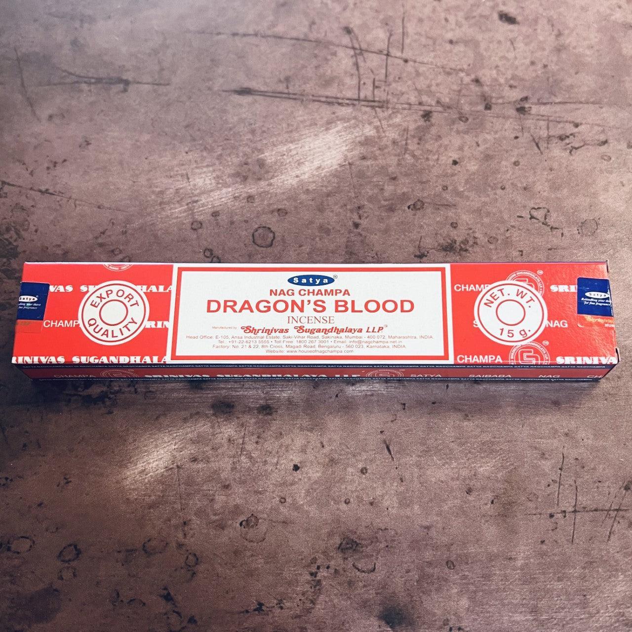 Dragon's Blood 15g Satya Stick Incense - The Mystical Moon Online Store