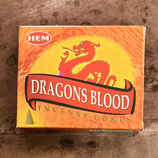 Dragon's Blood Cone Hem Incense - The Mystical Moon Online Store
