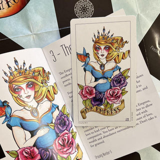 Eight Coins Tattoo Tarot by Lana Zellner - The Mystical Moon Online Store