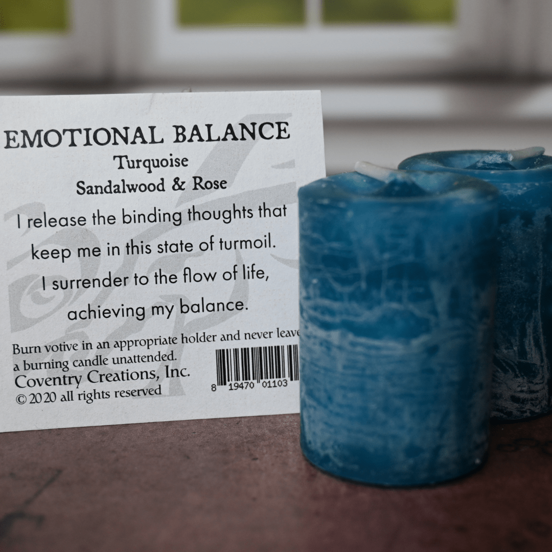 Emotional Balance Single Votive Candle - The Mystical Moon Online Store