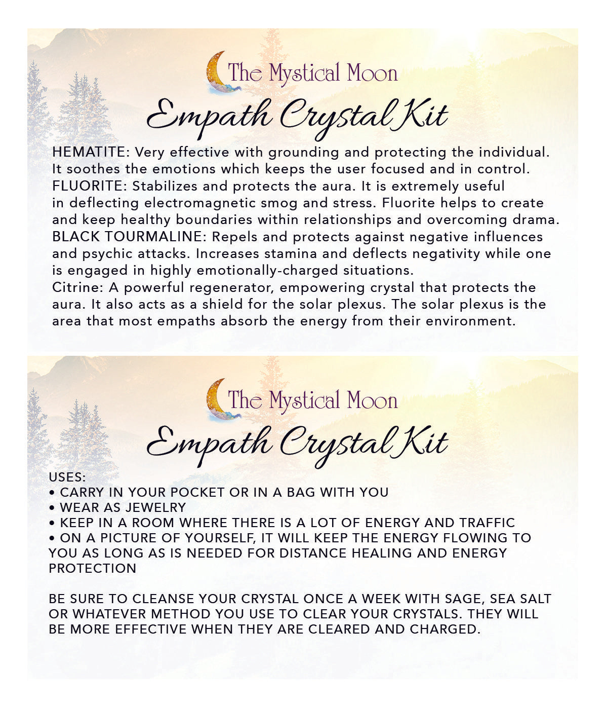 Empath Crystal Kit