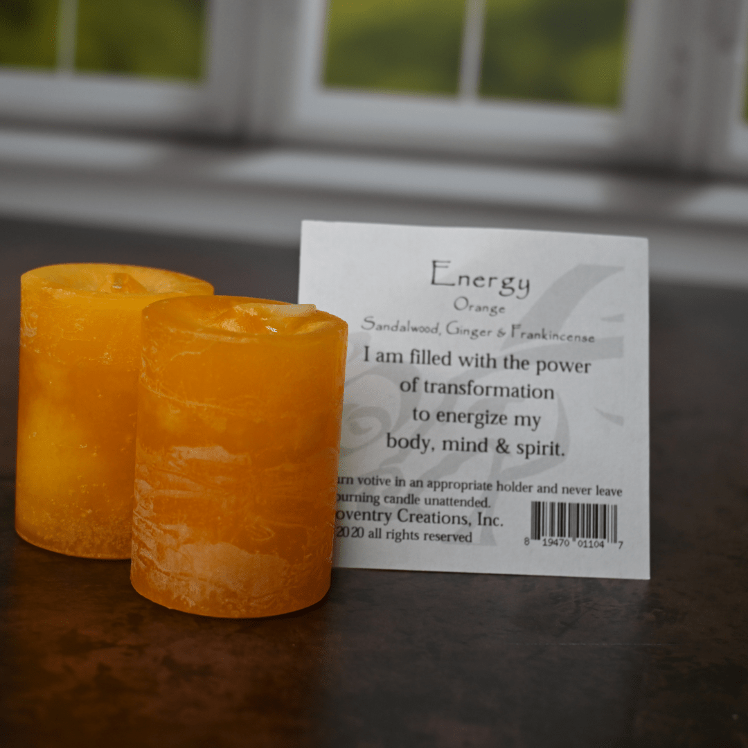 Energy, Will and Fire Coventry Single Votive Candle - The Mystical Moon Online Store