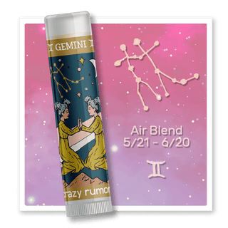 Gemini ~ Zodiac Lip Balm by Crazy Rumors - The Mystical Moon Online Store