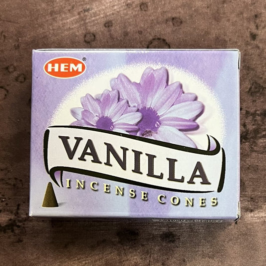 Hem Vanilla Cone Incense - The Mystical Moon Online Store