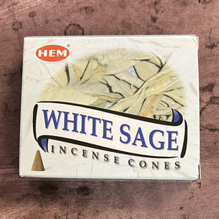 Hem White Sage Cone Incense - The Mystical Moon Online Store