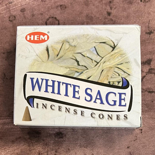 Hem White Sage Cone Incense - The Mystical Moon Online Store
