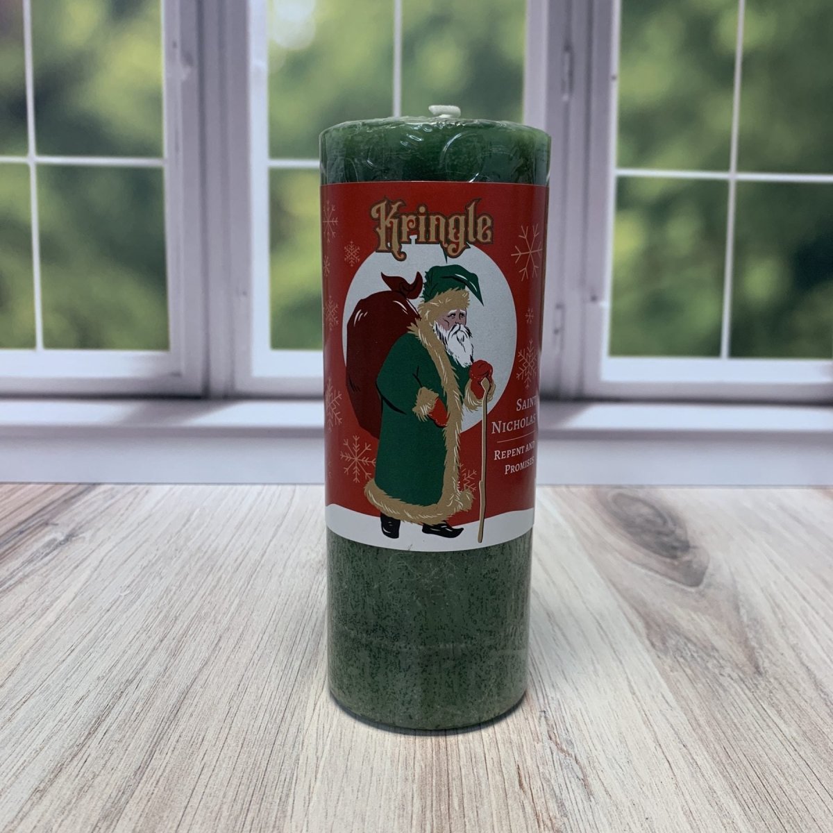 Kringle Candle Pillar - Christmas Candle - The Mystical Moon Online Store