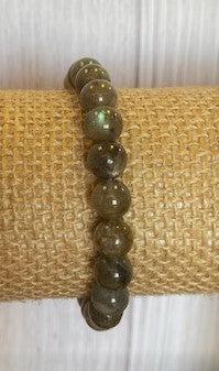 Labradorite Beaded Bracelet 8mm - The Mystical Moon Online Store