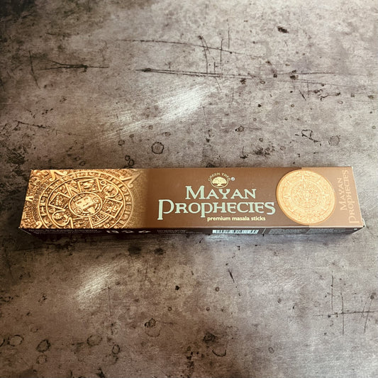 Mayan Prophecies Stick Incense 15gr Green Tree - The Mystical Moon Online Store