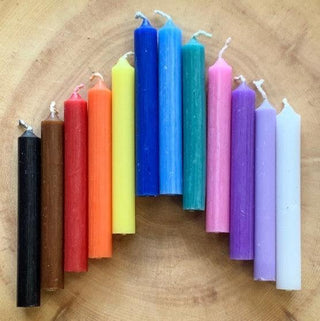 Mini Chime Spell Candle – 4" Ritual Candle in Assorted Colors - The Mystical Moon Online Store