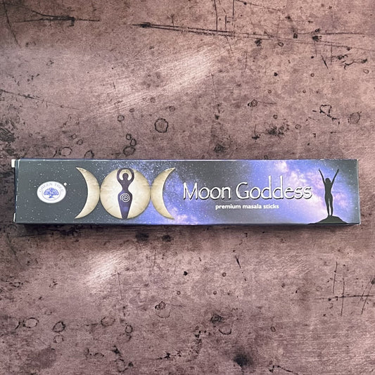 Moon Goddess Stick Incense by Green Tree 15g - The Mystical Moon Online Store