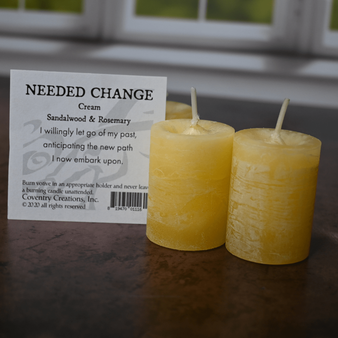 Needed Change Single Votive Candle - The Mystical Moon Online Store