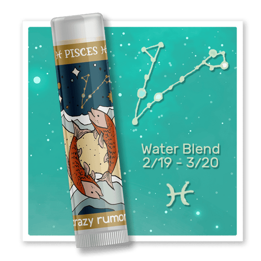 Pisces ~ Zodiac Lip Balm by Crazy Rumors - The Mystical Moon Online Store