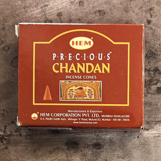 Precious Chandan Hem Cone Incense - The Mystical Moon Online Store