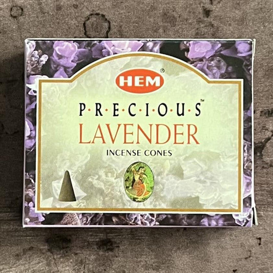 Precious Lavender Hem Incense Cone - The Mystical Moon Online Store