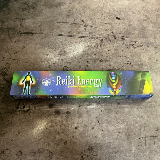 Reiki Energy Stick Incense 15gr Green Tree - The Mystical Moon Online Store