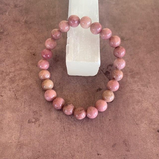 Rhodonite Beaded Bracelet - The Mystical Moon Online Store