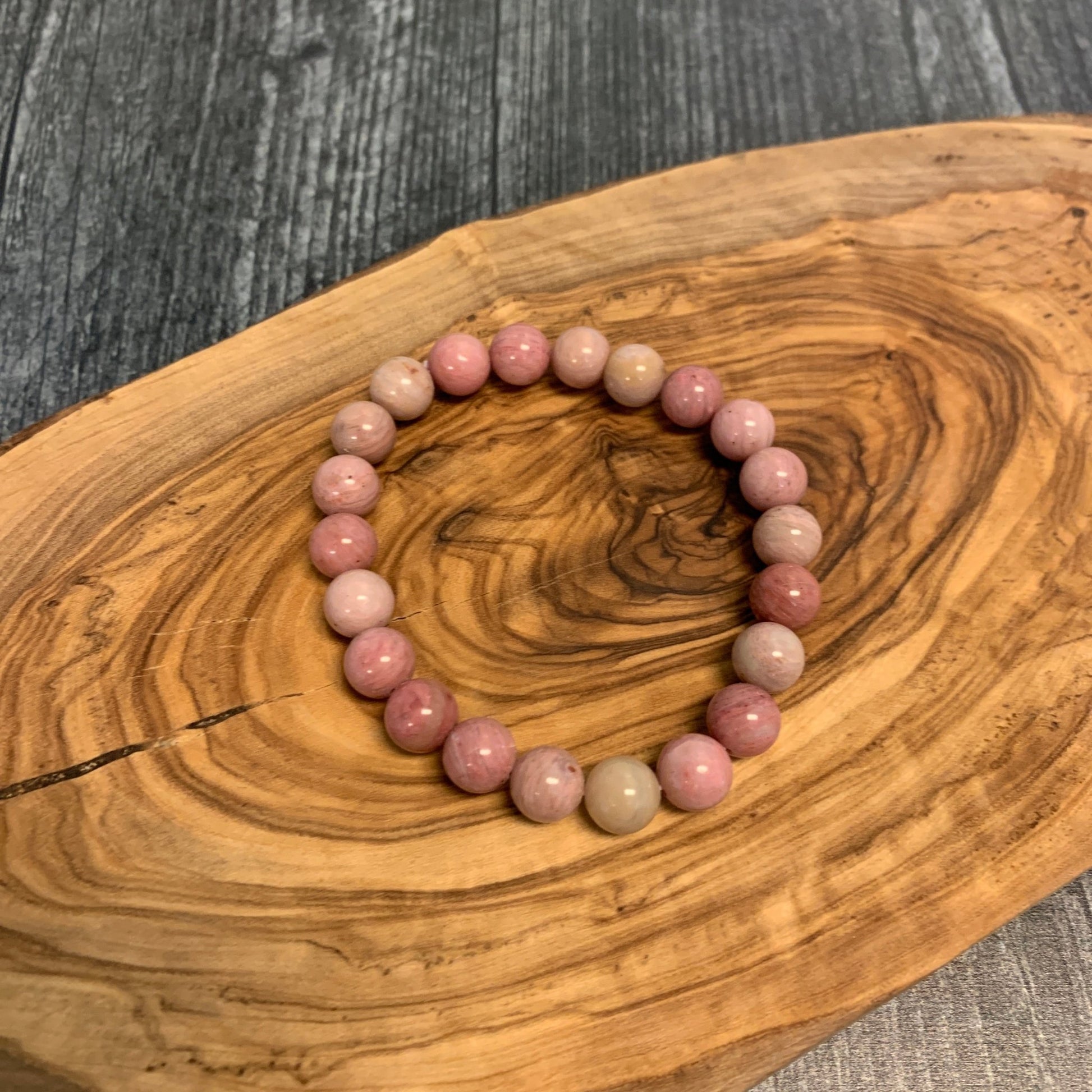 Rhodonite Beaded Bracelet - The Mystical Moon Online Store
