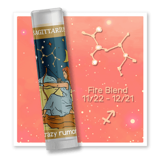 Sagittarius ~ Zodiac Lip Balm by Crazy Rumors - The Mystical Moon Online Store