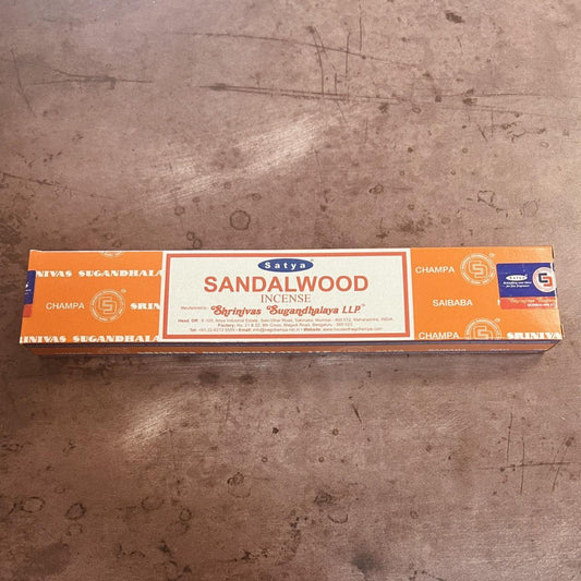 Sandalwood 15g Satya Stick Incense - The Mystical Moon Online Store