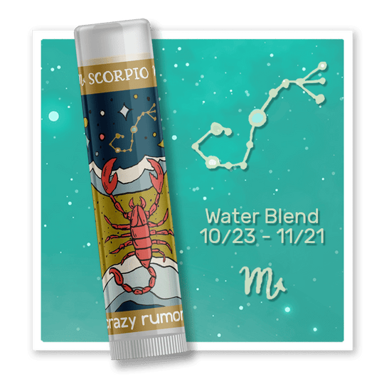 Scorpio ~ Zodiac Lip Balm by Crazy Rumors - The Mystical Moon Online Store
