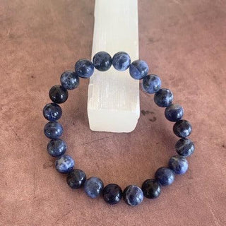Sodalite Beaded Bracelet 8mm - The Mystical Moon Online Store
