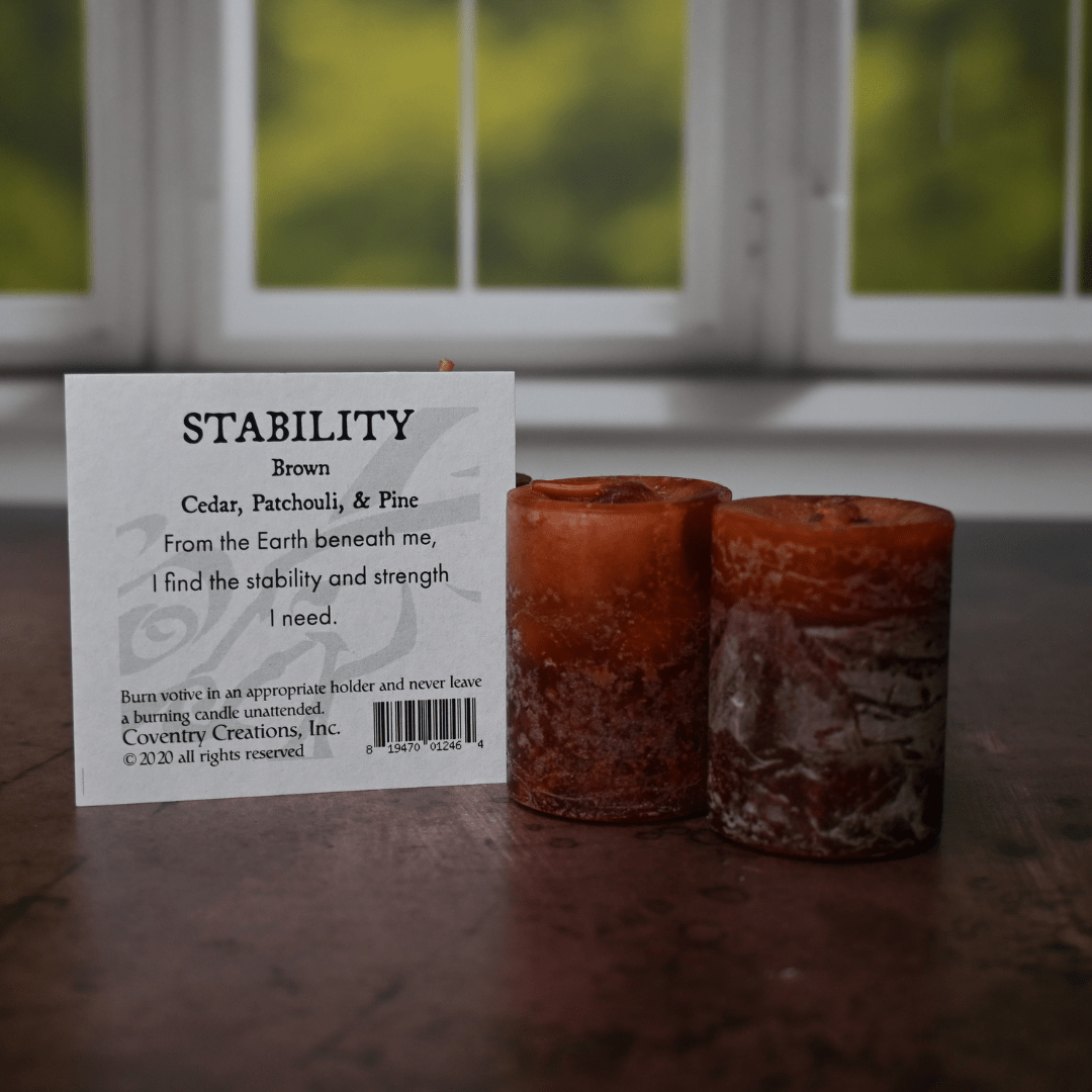 Stability Single Votive Candle - The Mystical Moon Online Store