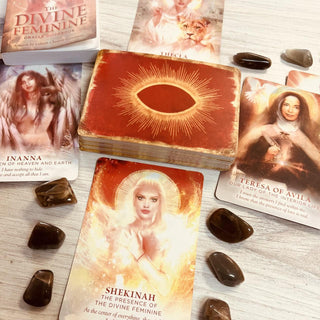 The Divine Feminine Oracle: A 53 - Card Deck & Guidebook for Embodying Love by Meggan Watterson