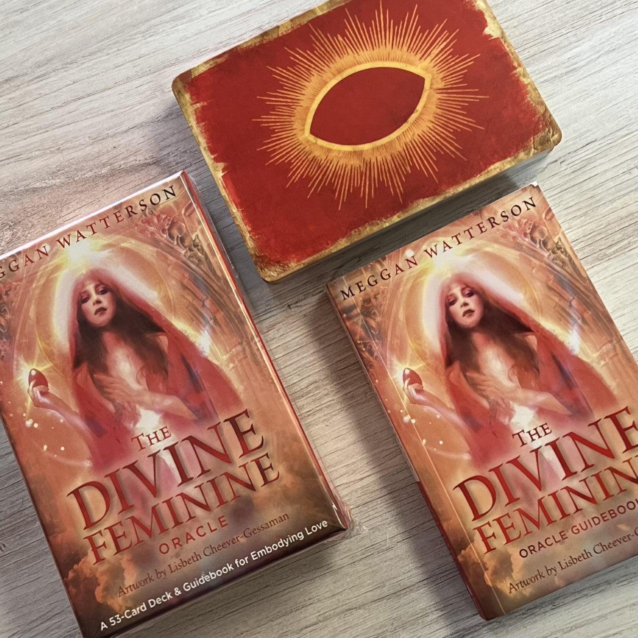 The Divine Feminine Oracle: A 53 - Card Deck & Guidebook for Embodying Love by Meggan Watterson - The Mystical Moon Online Store